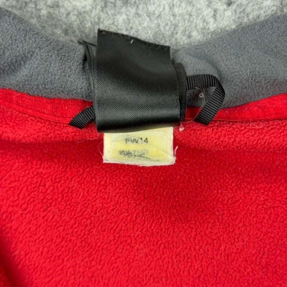 The‎ North Face Jacket Mens Medium Red Polartec Fleece Full Zip Hiking Gorpcore